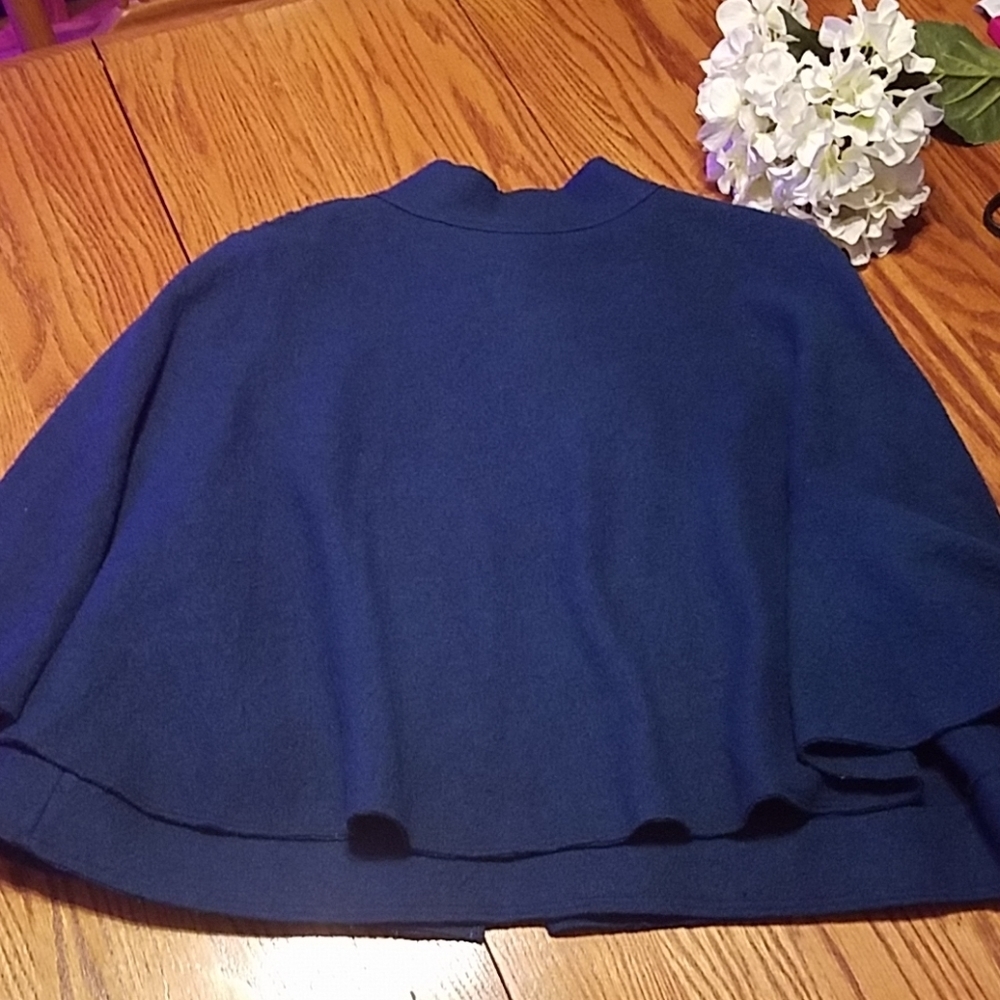 Relativity Button Down Deep Blue Jacket - 16W - Picture 4 of 5